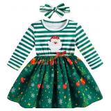Toddler Girl Christmas Santa Tutu Dress 18-24M