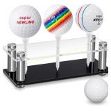 Realspring Acrylic Metal Golf Ball Display Case