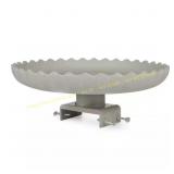 120W Stone Heated Birdbath with Deck Mount