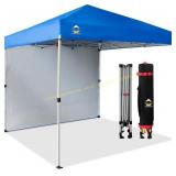 CROWN SHADES 8x8 Pop Up Canopy with Wall