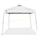 Crown Shades 9 ft. x 9 ft. White Pop Up Canopy wit