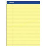 2 Ct. Ampad 8 1/2 x 11 3/4 Inch Legal Rule Pads