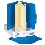 10-Pk. Smead Poly Classification Folders, Blue