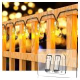 RSK 100Pcs Hooks for Outdoor String Lights