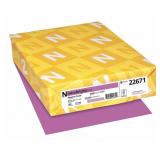 500 Ct. NEENAH PAPER Color Paper, Purple