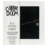 Carpe Diem Personal Planner, Black