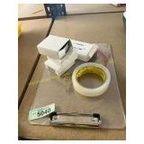 Office Supply Bundle: Clipboard, Tape