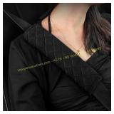 8sanlione Carbon Fiber Seat Belt Cover, 2PCS.