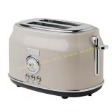 Haden Dorset Stainless Cream 2 Slot Toaster