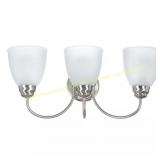 Hampton Bay 3-Light Brushed Nickel Vanity