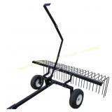 60 in. Pine Straw Garden Rake for ATV/UTV