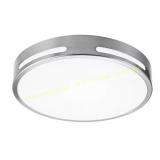 CE 10 in. Brushed Nickel LED Ceiling Light