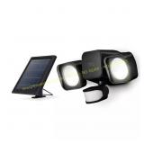 Ring Black Solar Outdoor LED Flood Light