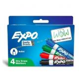 2 Ct. Expo, SAN82074, Low Odor Markers (4 / Pack)