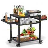 RAXSINYER Grill Table with Three-Shelf