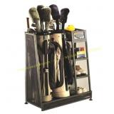 Suncast Black Steel Golf Club Organizer
