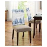 Savannan Snowflake Chair Covers, Set of 2