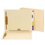 50-Pk. Smead End Tab File Folders, 2 Fasteners