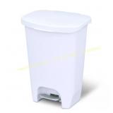 Glad 13 Gal. Step-On Can with Clorox Protection