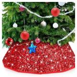 Lemicin 25in. Christmas Tree Collar - BLACK