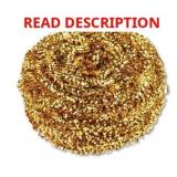 2ct Kurly Kate Brass Scrubber, 50 g, 72/Carton