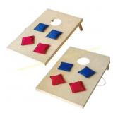 MinnARK 10pc Cornhole Set, Stick & Slide