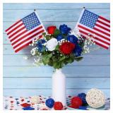 Crowye 44 Pcs Veterans Day Flowers