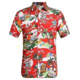 SSLR Santa Claus Tropical Christmas Shirts size L