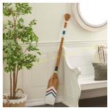7 in. x 58 in. White Canoe Oar Wall Decor