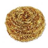 2ct Kurly Kate Brass Scrubber, 50 g, 72/Carton