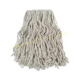 6ct #24 Cotton Banded Mop Head, White