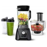 Oster Blender & Food Processor, Carbon Grey