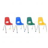 FDP 16" School Stack Chair, 4-Pack