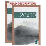 MCS Museum Poster Frame, Oak, 20x30, 2 pk
