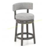 Colamy Wooden Swivel Bar Stool