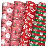 Lot de 6 papiers cadeaux No l 71,1 x