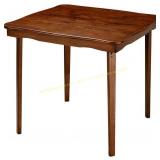 MECO Stakmore Solid Wood Folding Table, Cherry