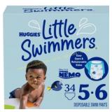 2ct Huggies Swim Diapers - Size 5, 34ct