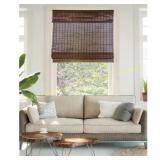 Chicology 31x64in. Bamboo Roman Shade