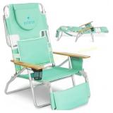 Ostrich Deluxe Padded Reclining Chair, Teal