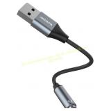 2ct Adaptateur audio USB vers jack 3,5 mm, ANDAPA