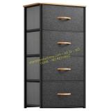 YITAHOME 4 Drawer Dresser - Fabric Drawers grey/bl
