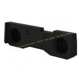 QPower QBGMC1020144DR 10in. Dual Woofer Box