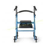 Medline Lightweight Aluminum Rollator, Blue