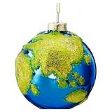 4ct Joiedomi Earth Glass Xmas Ornament