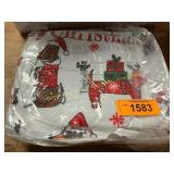 4-Pc. Tingjoo Christmas Shower Curtain Set