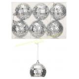 2 ct. Creative Co-Op Disco Ball Ornaments