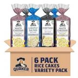 6 Count Quaker Rice Cakes Variety Pack