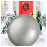 30in. (Brand?) Inflatable Christmas Silver Ball