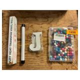 Assorted Amazon Bundle: Beads, Decor, Vinyl Roll